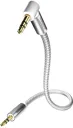 IN-AKUSTIK Cable Audio Jack 3,5mm vers Jack 3,5mm (Angle)  - 1,5m