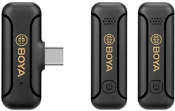 BOYA 2 X Mini Microphone sans Fil - USB-C - BY-WM3T2-U2