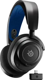 STEELSERIES Casque Gaming sans Fil - Arctis Nova 7P - PS5/PS4/PC - Noir/Bleu