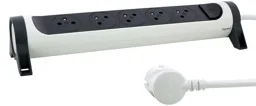 LEGRAND Multiprise Rotative - 5 Prises - Blanc/Noir