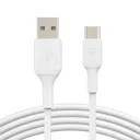BELKIN 2 Cables USB-C vers USB-A BoostCharge - 1m - Blanc