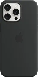 APPLE Coque en silicone avec MagSafe pour iPhone 15 Pro Max - Noir