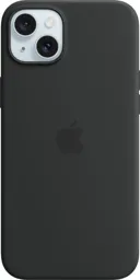 APPLE Coque en silicone avec MagSafe pour iPhone 15 Plus - Noir