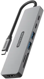 SITECOM Adaptateur Multiport USB-C 7-en-1 - CN-5504