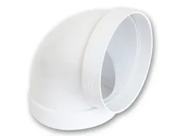AIRFORCE Coude de Tuyau 90° ANG 90 D 150 - Blanc