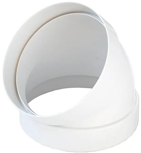 Airforce Coude de Tuyau 45° ANG 45 D 125 - Blanc