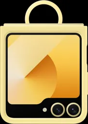 SAMSUNG Coque silicone pour Galaxy Z Flip6 - Jaune