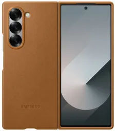 SAMSUNG Coque Premium pour Galaxy Z Fold6 - Brun