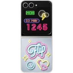 SAMSUNG Coque Néon pour Galaxy Z Flip6 - Transparent