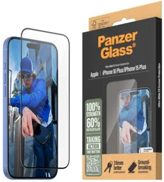 PANZERGLASS Protection écran Ultra-Wide pour iPhone 16 Plus