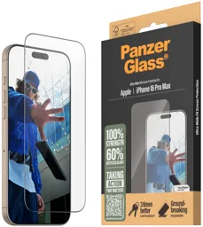 PANZERGLASS Protection écran Ultra-Wide pour iPhone 16 Pro Max