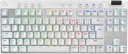 LOGITECH G Clavier Gaming sans fil Pro X TKL Lightspeed - QWERTZ - Blanc