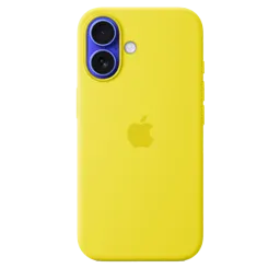 APPLE Coque silicone avec MagSafe pour iPhone 16 - Carambole