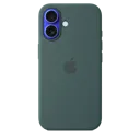 APPLE Coque silicone avec MagSafe pour iPhone 16 - Vert lacustre