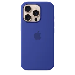 APPLE Coque en silicone avec MagSafe pour iPhone 16 Pro - Outremer