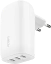 BELKIN Chargeur BoostCharge 3 Ports USB-C - 67W - Blanc