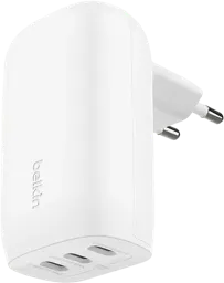 BELKIN Chargeur BoostCharge 3 Ports USB-C - 67W - Blanc