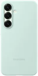 SAMSUNG Coque en silicone pour Galaxy S25 - Menthe