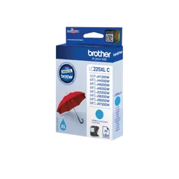 BROTHER Cartouche d'encre LC225XLC Cyan