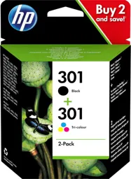 HP Cartouche d'encre - 301 - Noir + Couleur