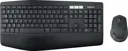 LOGITECH Clavier + Souris -  Sans Fil - MK850 - AZERTY (BE) - Noir