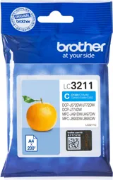 BROTHER LC3211C Cyan - Cartouche d'encre