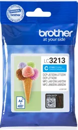 BROTHER Cartouche d'encre LC3213C Cyan
