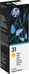 HP Bouteille d'encre jaune authentique HP 31 - 1VU28AE