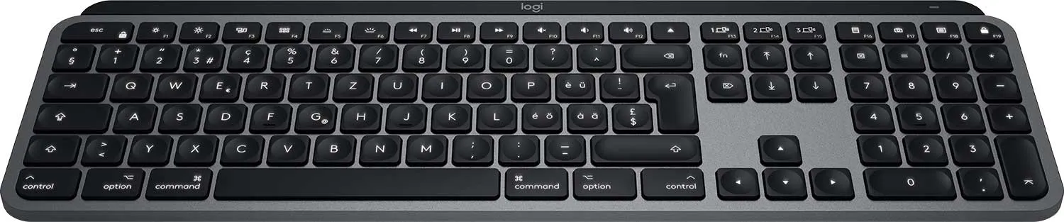 Logitech Clavier sans Fil - MX Keys pour Mac - QWERTZ (SF) - Graphite