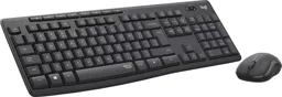 LOGITECH Clavier + Souris - Sans Fil - MK295 Silent - QWERTY (US) - Graphite