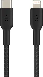 BELKIN Câble BOOST↑CHARGE™ à gaine tressée Lightning vers USB C avec Power Delivery - 1 m