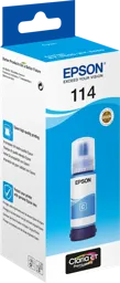 EPSON Bouteille d'encre 114 EcoTank - 70 ml. - Cyan