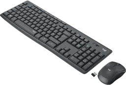 LOGITECH Clavier + Souris - Sans Fil - MK295 Silent - QWERTZ (SF) - Noir