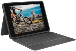 LOGITECH Etui Clavier Rugged Folio pour iPad (7th, 8th & 9th Gen) - AZERTY - Noir
