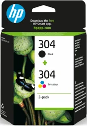 HP Cartouches d'encre - 304 - Noir + Couleur