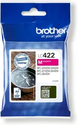 BROTHER Cartouche d'encre LC422M - Magenta