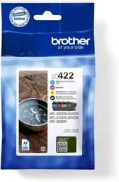 BROTHER Cartouche d'encre LC422VAL - Multipack