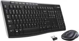 LOGITECH Clavier + Souris sans Fil MK270 - QWERTY (ES) - Noir