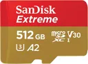 SANDISK Carte Mémoire MicroSDXC Extreme UHS-I - 512 Go