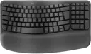 LOGITECH Clavier sans Fil ergonomique Wave Keys - AZERTY (BE) - Graphite