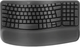 LOGITECH Clavier sans Fil ergonomique Wave Keys - QWERTZ (SF) - Graphite