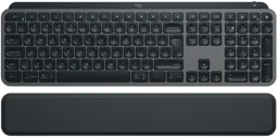 LOGITECH Clavier sans fil MX Keys S + MX Palm Rest - QWERTZ (SF) - Graphite