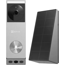 EZVIZ Sonnette vidéo connectée avec Panneau solaire EP3x Pro