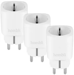 HOMBLI Prise de courant connectée Smart Socket EU - 3 pièces - Blanc
