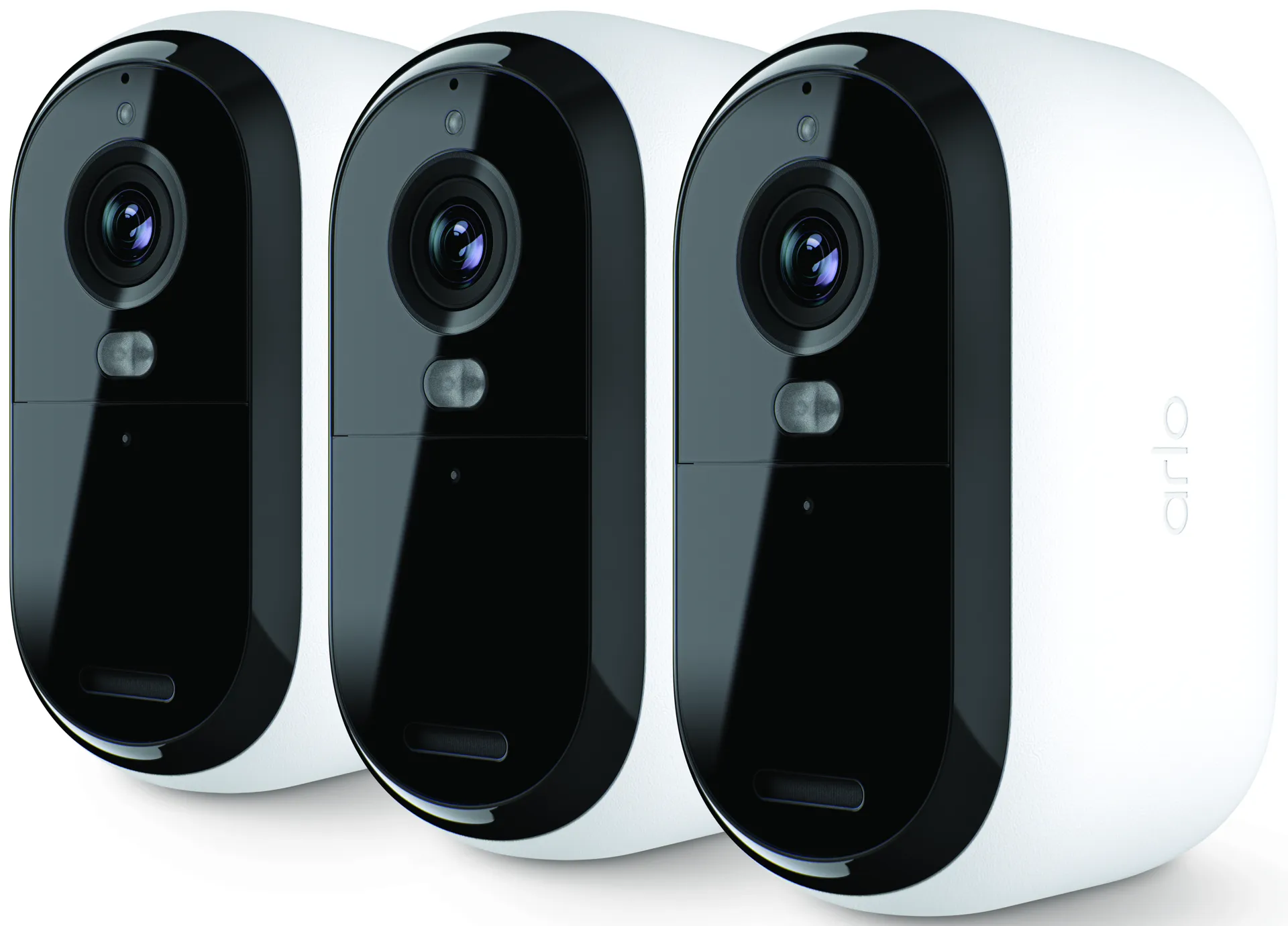 ARLO Camera de surveillance Essential 2K - 3 pièces - Blanc