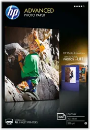 HP Advanced papier photo brillant - 100 feuilles