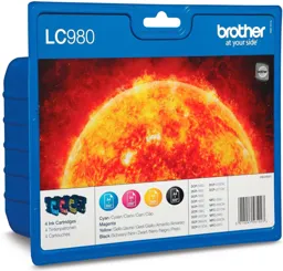 BROTHER LC980 4-couleurs Value Pack