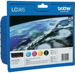 BROTHER LC-985 4-couleurs Value Pack