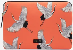 CASYX Housse pour Laptop 13-14" - Grues Corail