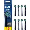 Brossette ORAL-B Cross Action Black x8 X
